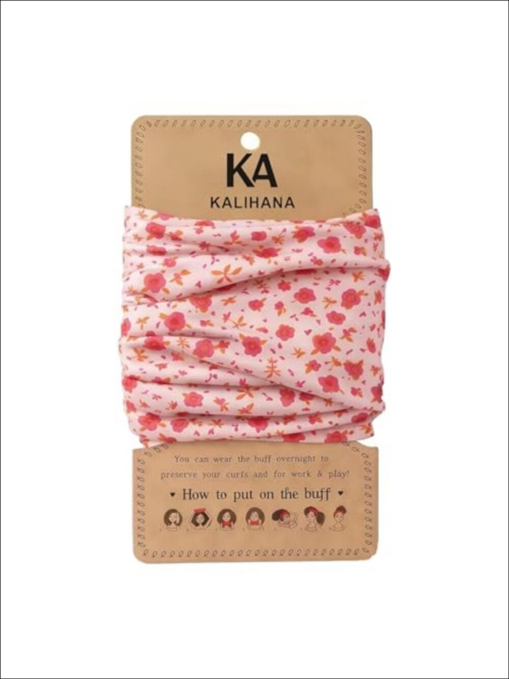 Hair Wrap for Curly Hair Sleep & Travel Scarf Anti-Frizz Stretch Bonnet